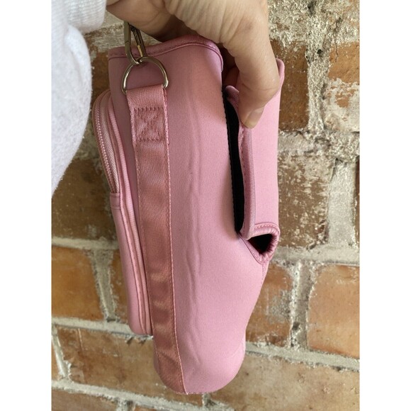 Pink Crossbody Stanley Cup Tumbler Water Bottle Travel Carrier Holder - Picture 7 of 9